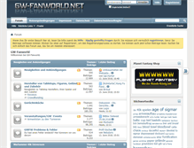 Tablet Screenshot of gw-fanworld.net